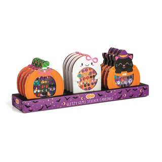 Mud Pie Halloween Glitzy Gems Sticker Earrings