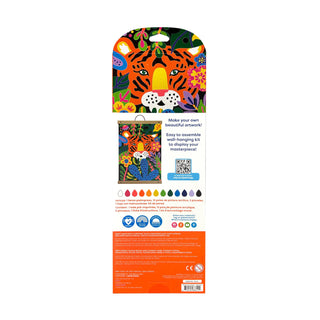 OOLY - Paintology Paint By Number Canvas Kit - Tiger Eyes 25 PC Set