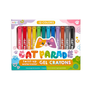 OOLY - Cat Parade: Twist Up Watercolor Gel Crayons
