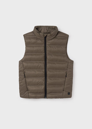 Mayoral Brown Ultralight Quilted Vest