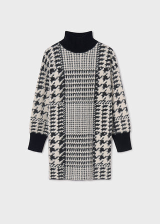 Mayoral Houndstooth Knit Dress