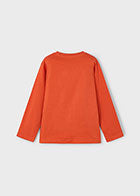 Mayoral L/S T-Shirt Orange Basketball