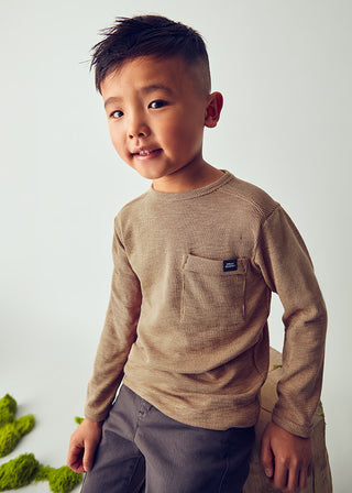 Mayoral L/S T-Shirt Caramel