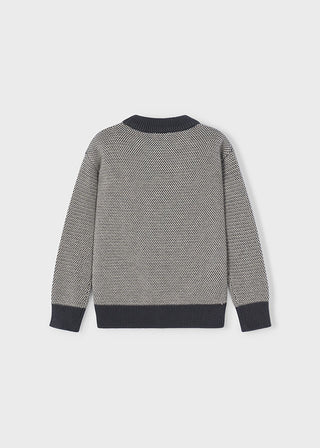 Mayoral Textured Sweater Blackboard