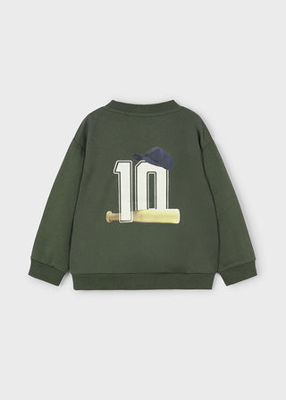Mayoral Back Print Pullover Baseball