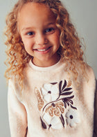 Mayoral Fur Pullover Sand