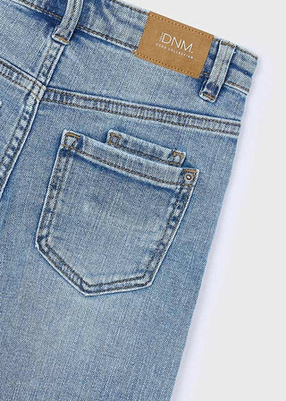 Mayoral Wide Fit Denim Pants Medium