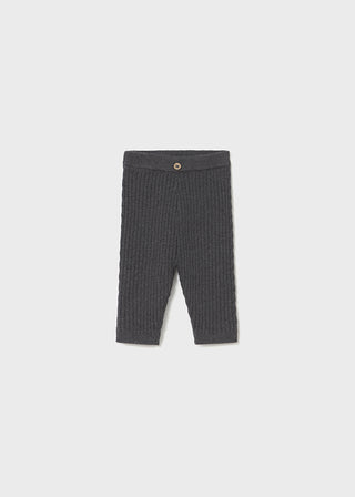 Mayoral Knit Leggings Charcoal