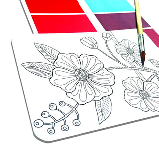 OOLY Scenic Hues D.I.Y. Watercolor Art Kit - Flowers and Gardens