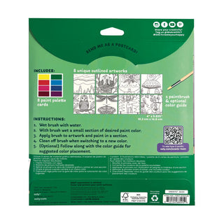 OOLY Scenic Hues D.I.Y. Watercolor Art Kit - Forest Adventure