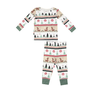 Angel Dear Reindeer Fair Isle L/S Loungewear Set