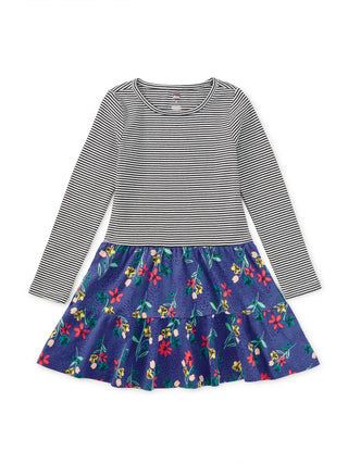 Tea Short Sleeve Twirl Dress Alpine