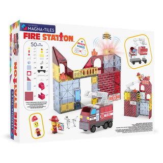 Magna-Tiles - Fire Station 50-Piece Set