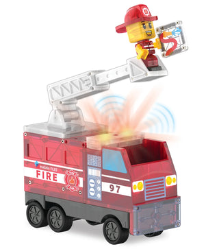 Magna-Tiles - Fire Station 50-Piece Set