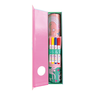 Floss & Rock Coloring Fun and Games Mat Rainbow Fairy