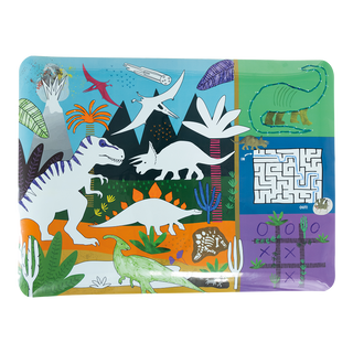 Floss & Rock Coloring Fun and Games Mat Dino