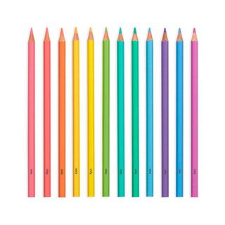 OOLY Pastel Hues Colored Pencils - Set of 12