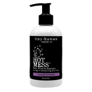Tiny Human Supply Co. - Hot Mess™  Shampoo and Baby Wash 8oz - Dreamy Lavender