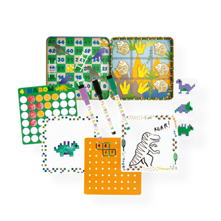 Floss & Rock Magnetic Games Tin Dino