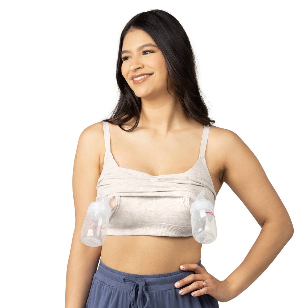 Kindred Bravely - Sublime Bamboo Hands-Free Pumping Lounge & Sleep Bra –  Classy Rascals Boutique