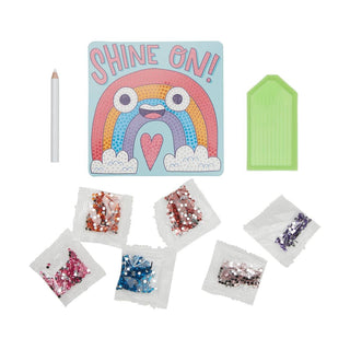 OOLY Razzle Dazzle D.I.Y. Mini Gem Art Kit: Rad Rainbow