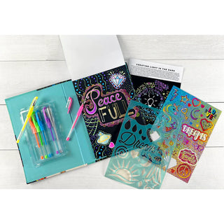 Bright Stripes Art Journal - Sparkling Aspirations