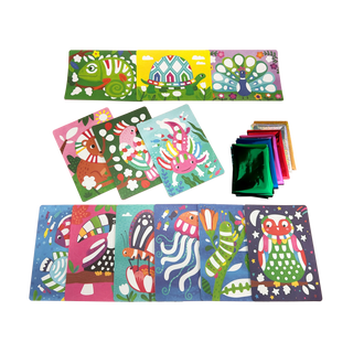 OOLY - Foil-tastic Foil Art Kit: Awesome Animals