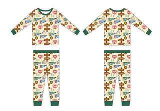 Joan's - Camping Two-Piece Bamboo Pajamas
