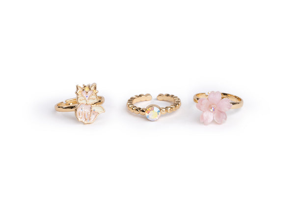 Great Pretenders Boutique Foxy Floral Ring Set