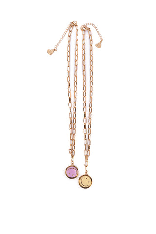 Great Pretenders Chic All Smiles Spinner Necklace