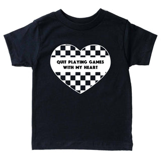 Holland Ave Clothing - Quit Playing Games | Boys Valentines Day Tee