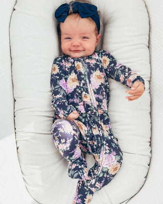 Lev Baby Anna Ruffled Zippered Footie