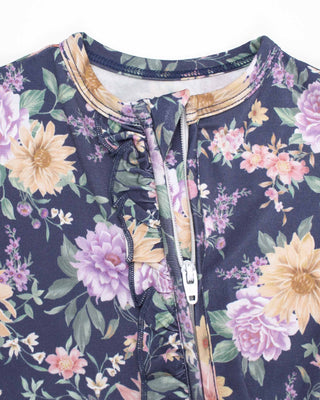 Lev Baby Anna Ruffled Zippered Footie