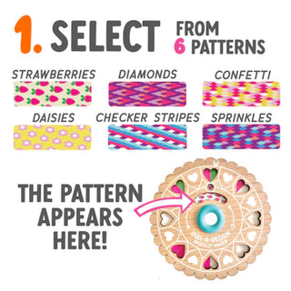 Bright Stripes Dial-A-Design Bracelet Wheel