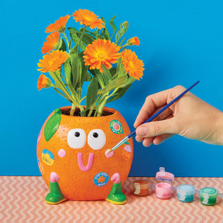 Bright Stripes Paint & Grow Orange