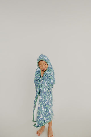 Copper Pearl Premium Big Kid Hooded Towel Jurassic Park