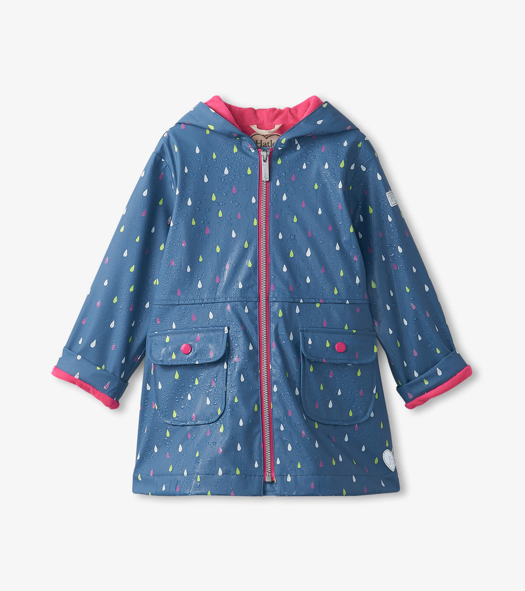Hatley Tiny Drops Colour Changing Peplum Jacket