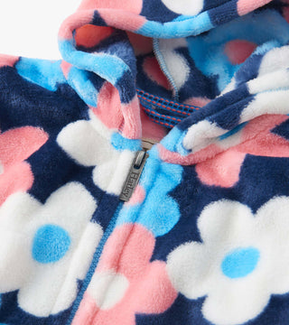 Hatley Big Flowers Fleece Zip-Up Hoodie