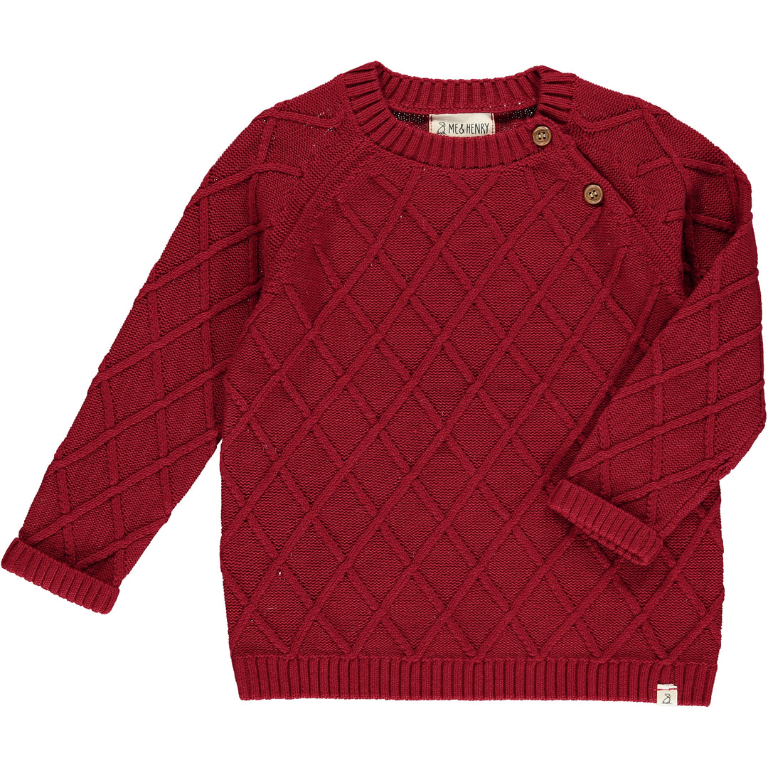 Me & Henry Archie Sweater Red
