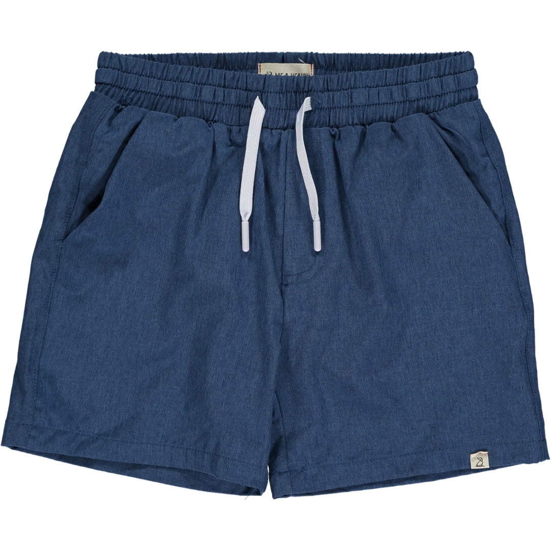 Me & Henry Splash Blue Shorts