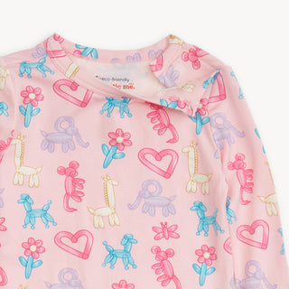 Magnetic Me Pink Party Animals Glow In The Dark Modal L/S PJ