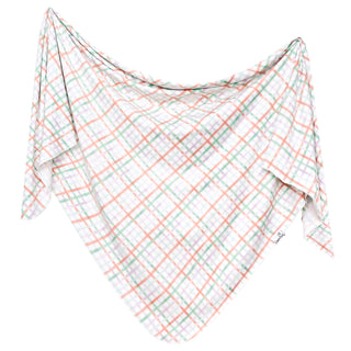 Copper Pearl Knit Swaddle Blanket Madelyn