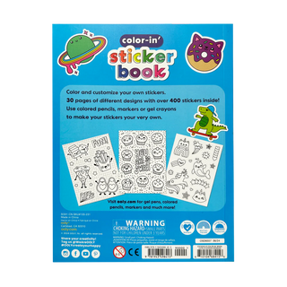 OOLY Stickiville: Color-in' Sticker Book - Cute-A-Licious