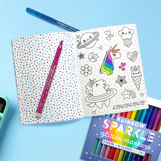 OOLY Stickiville: Color-in' Sticker Book - Cute-A-Licious