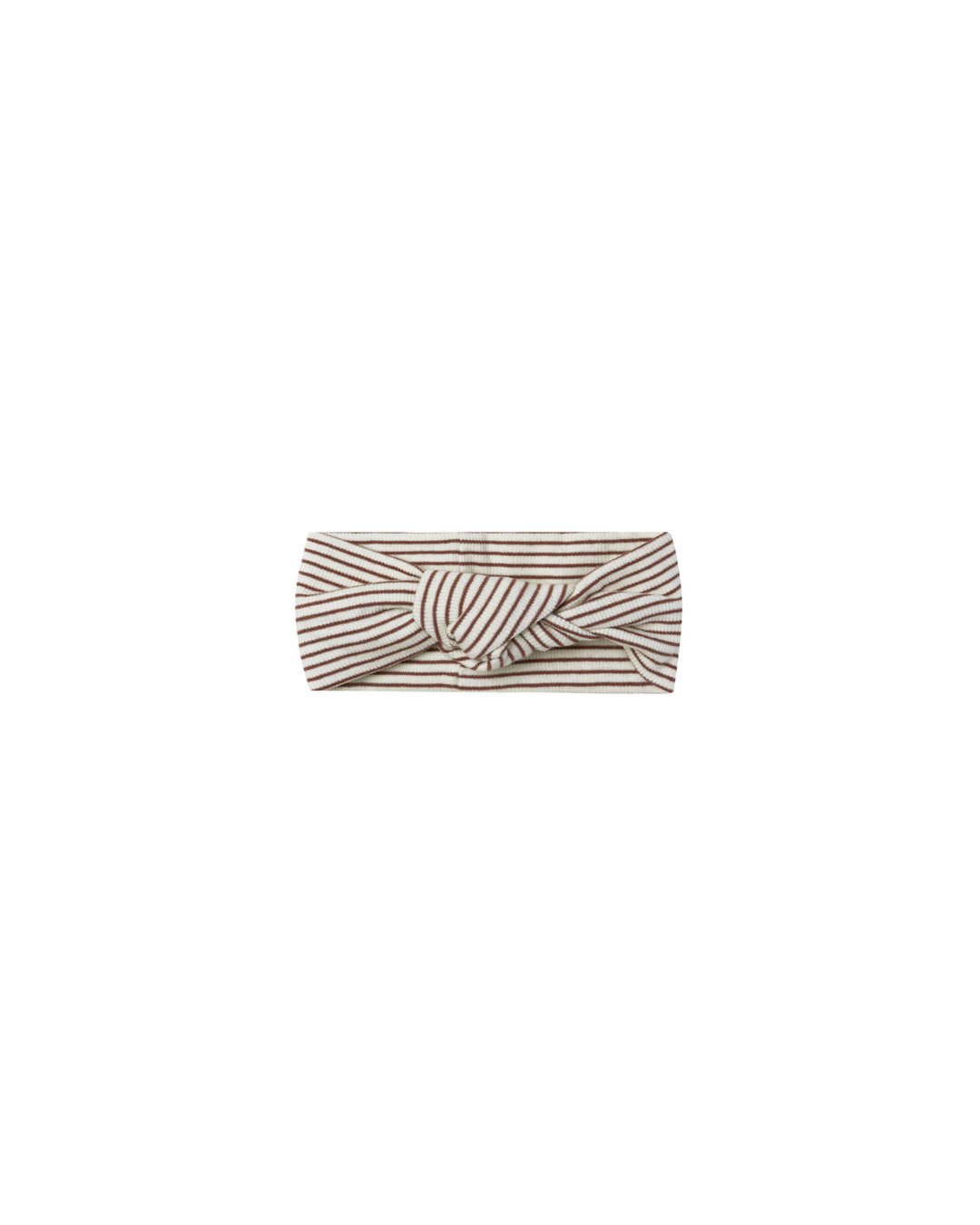 Quincy Mae Knotted Headband Plum Stripe