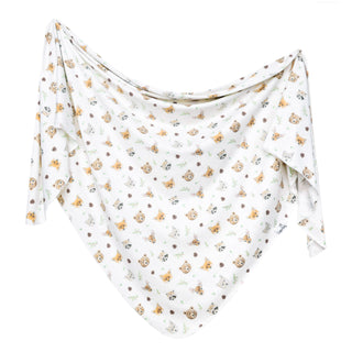 Copper Pearl Knit Swaddle Blanket Wilder