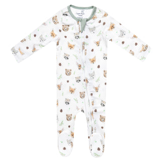 Copper Pearl Zip-Up Footie Wilder