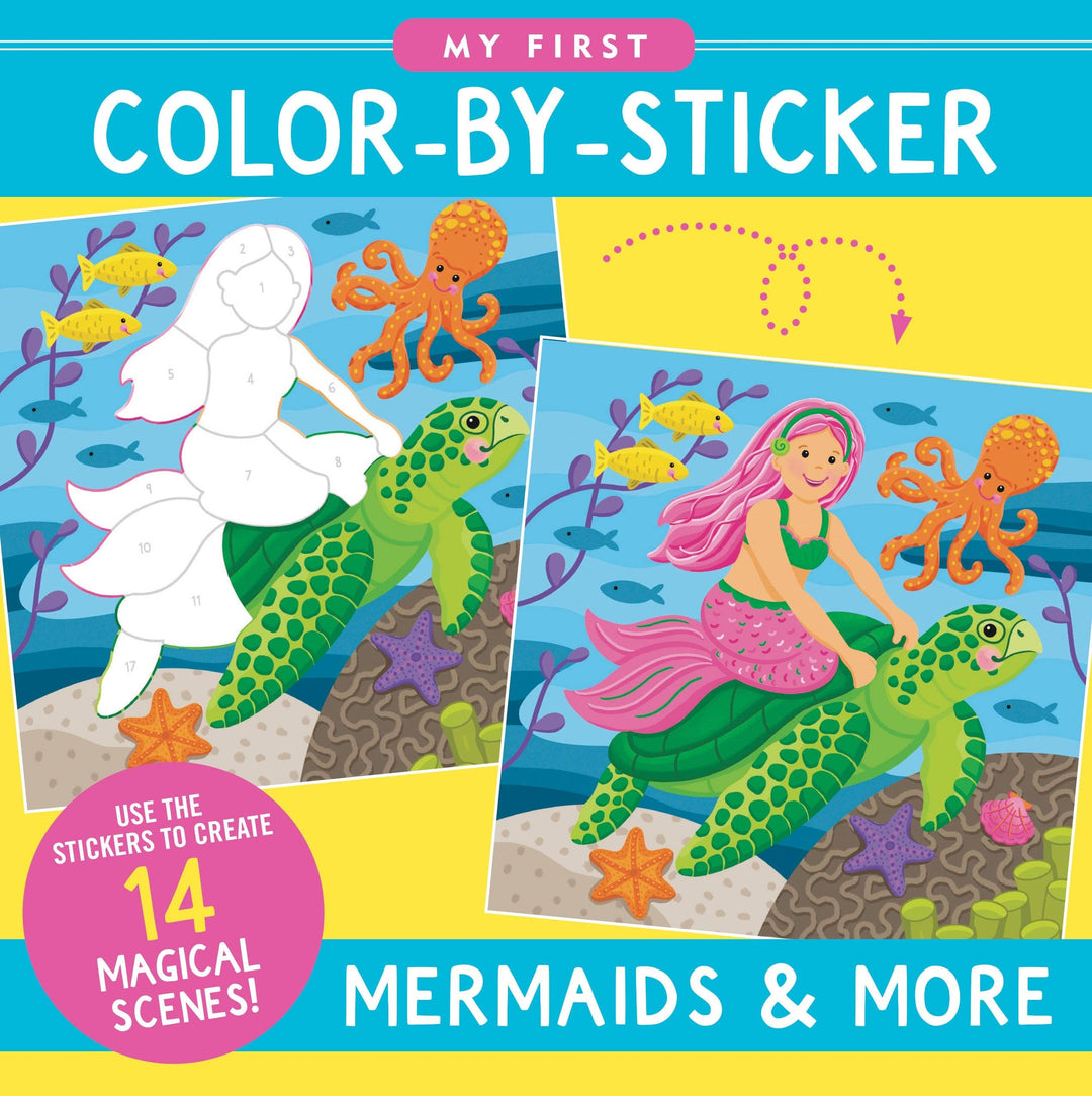 Peter Pauper Press - My First Color-by-Sticker - Mermaids & More