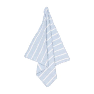 Angel Dear Chenille Blanket Light Blue/Ivory