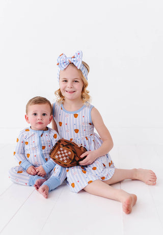 Kiki + Lulu - Stripe Baseball Skater Dress